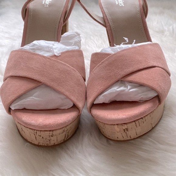 Botkier NY Plateau Suede Slingback Sandals - Picture 10 of 12